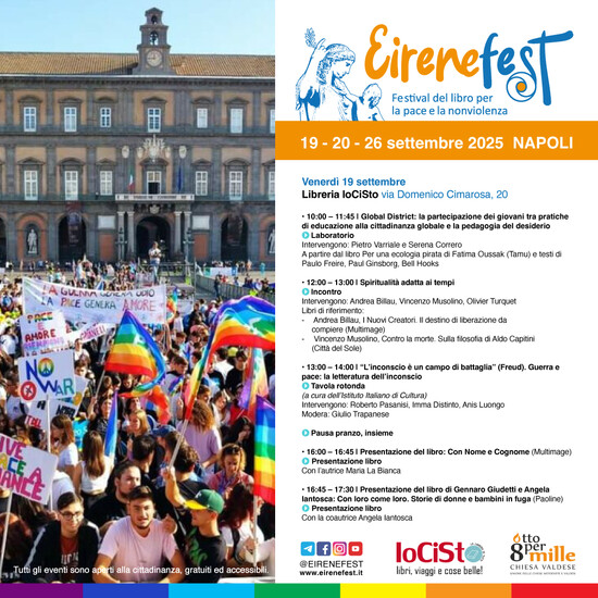 Locandina giornata del 19 settembre 2025