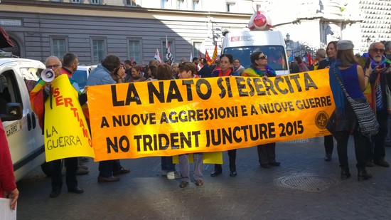 Mobilitazione nazionale No Trident Juncture 2015