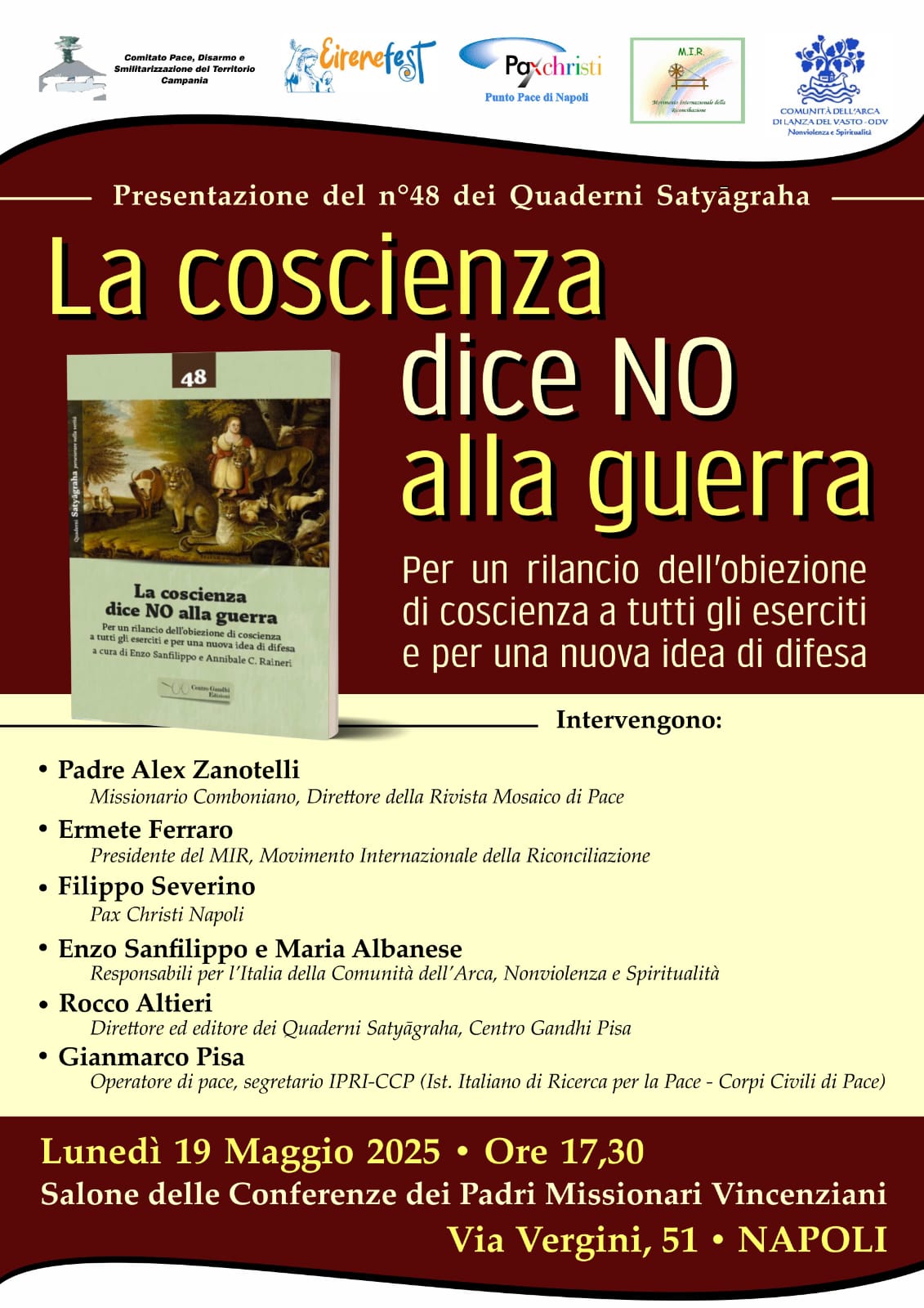 La coscienza dice NO alla guerra