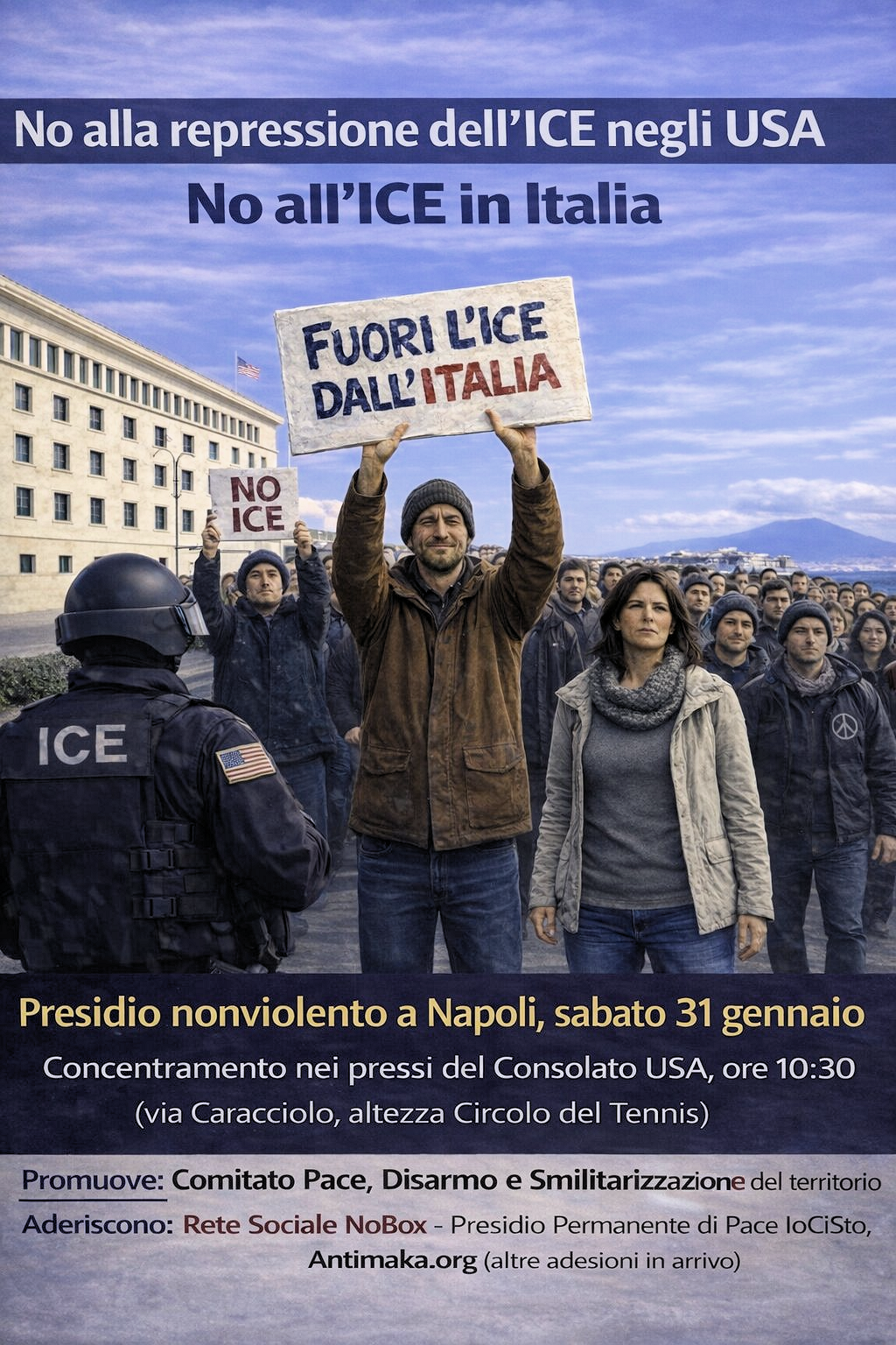 Presidio nonviolento contro l'ICE 